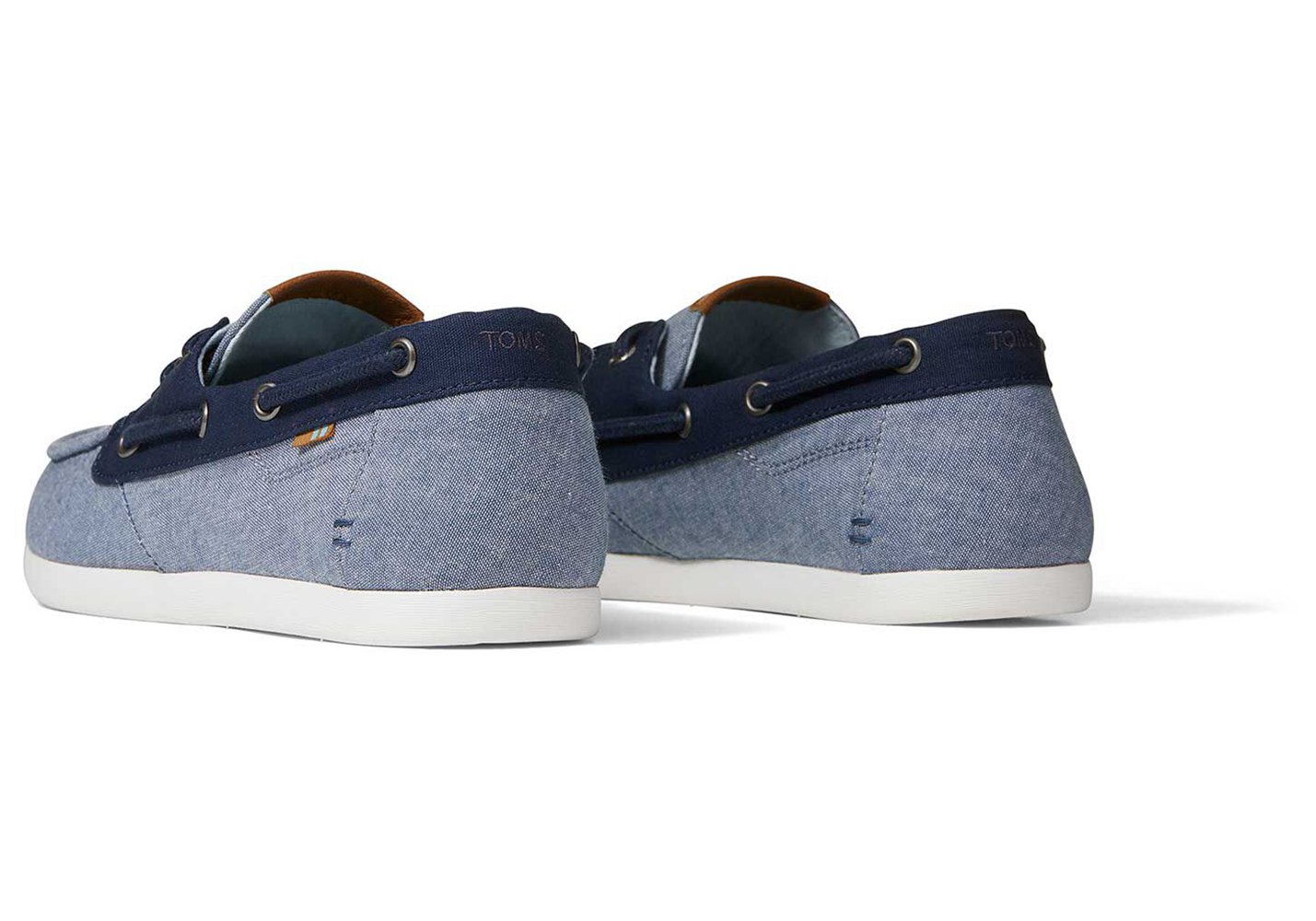 Toms Slip On Męskie Niebieskie - Claremont - 18YRLKQVO